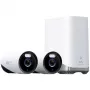 Anker Eufy eufyCam E330 (Professional) - Zestaw 2 kamer - Sieciowa kamera monitorująca - Obszar zewnętrzny - odporna na warunki atmosferyczne - Kolor (dzień/noc) - 8 MP - 3840 x 2160 - 4K - Audio - Wi-Fi - 2