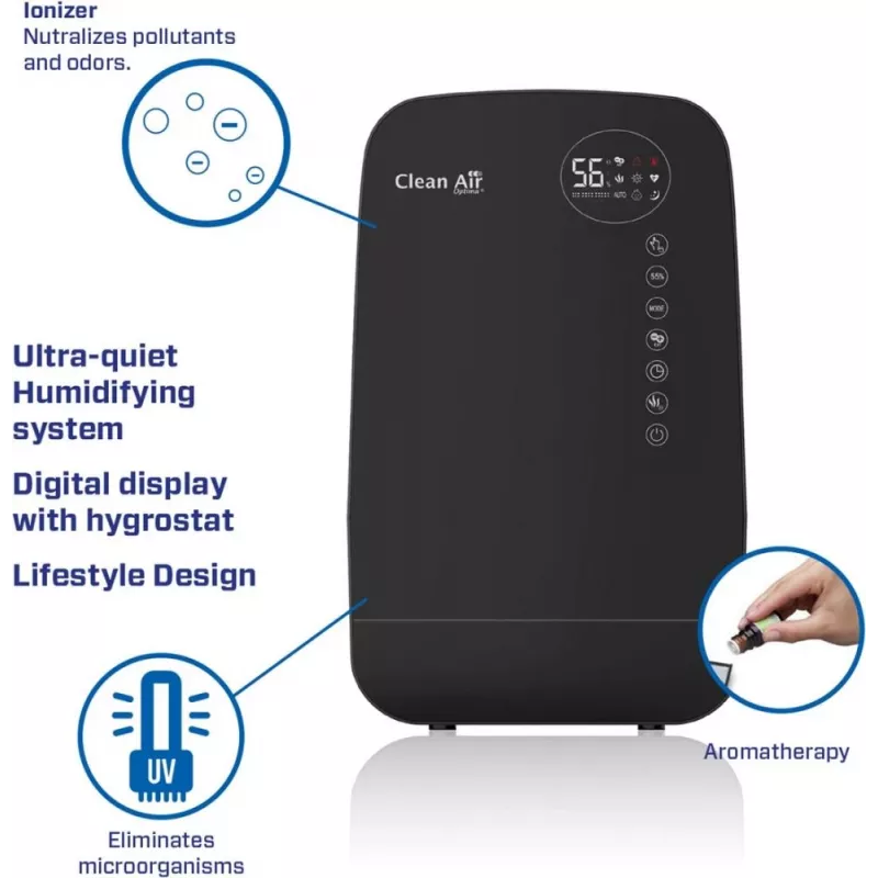Nawilżacz z JONIZATOREM/CA-607BSMART Clean Air Optima