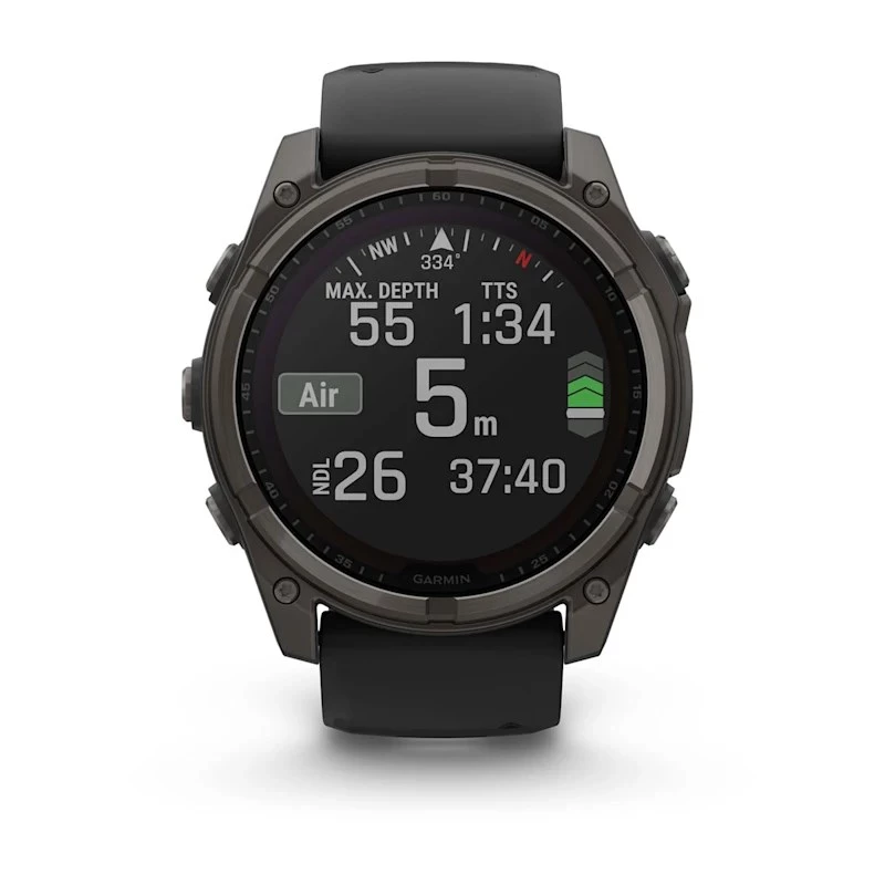 Garmin fenix 8 3,56 cm (1,4) 51 mm Cyfrowy 280 x 280 pikseli Ekran dotykowy Tytan Wi-Fi GPS (satelitarny)