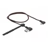 Kabel USB DeLOCK EASY-USB 2.0 Typu-A na Micro-B Męski 0.5 m Czarny