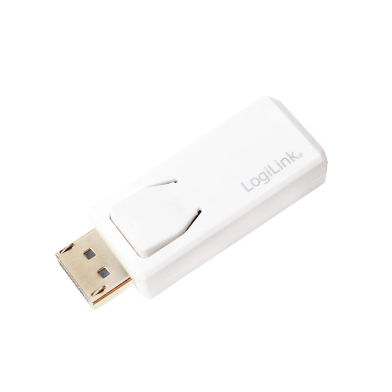 Przejściówka LogiLink CV0100 DisplayPort na HDMI Biała
