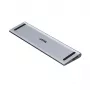 Przełącznik KVM Unitek D1106AGY01 USB-C stacja dokująca Triple 4K z KVM, 3x USB-A, 5x USB-C, HDMI×2, DP×1, RJ-45, czytnik SD, 3840×2160@60Hz, aluminium