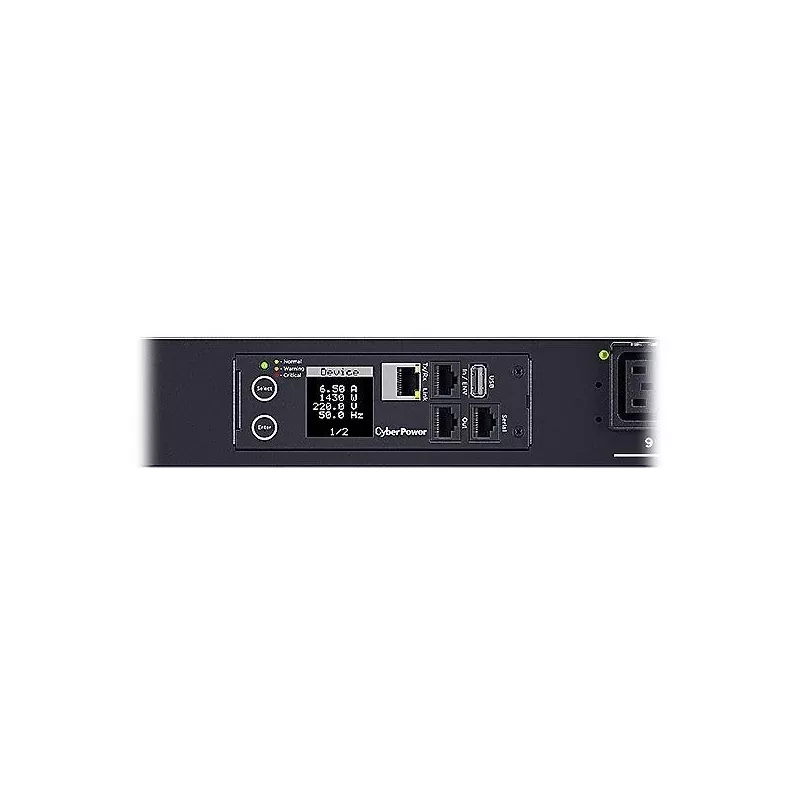 CyberPower PDU81405 jednostka dystrybucji zasilania (PDU) 24 gniazda AC 0U Czarna