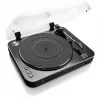 Gramofon audio z napędem paskowym Lenco LBT-120BK Czarny Półautomatyczny