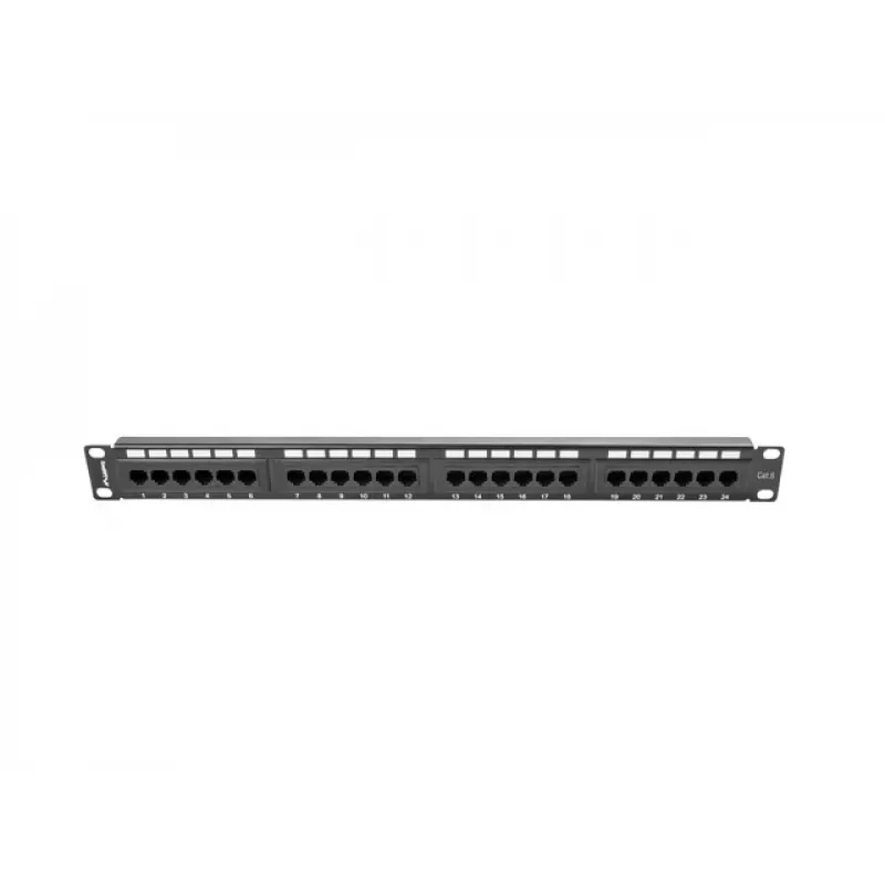 Lanberg PPU6-1024-B panel krosowy 1U