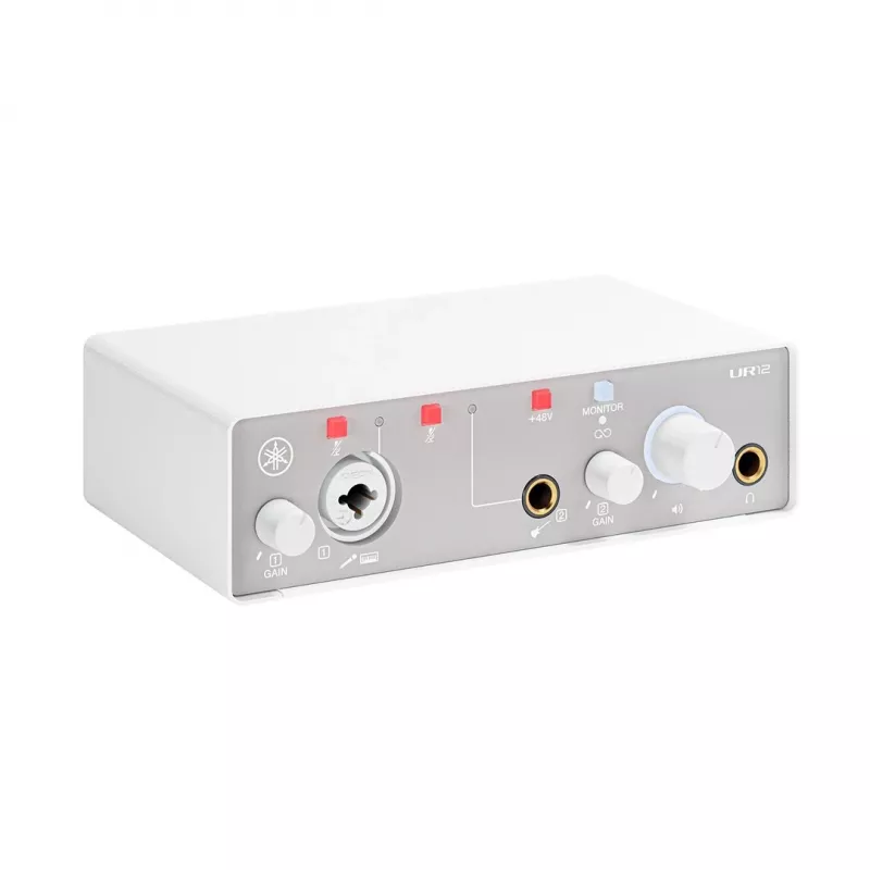 Interfejs audio YAMAHA UR12MK3 biały - kompaktowy interfejs USB 2 we./2 wy.