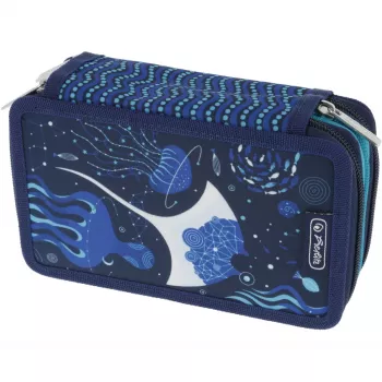 Herlitz TriCase Deep Ocean 31 elementów niebieski poliester 190x70x115 mm