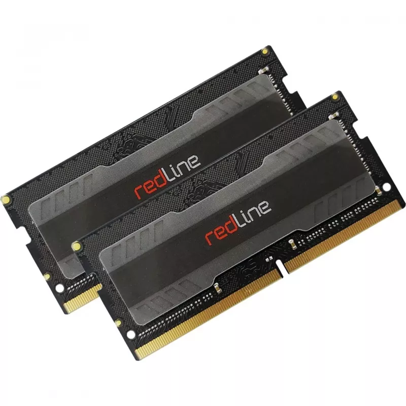 SO-DIMM 16 GB DDR4-3200 (2x 8 GB) Dual-Kit, pamięć czarna, MRA4S320NNNF8GX2, czerwonyline, INTEL XMP