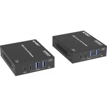 SpeaKa Professional SP-USBE-820 7+1 Port KVM-extender over PC controllable Czarny (SP-13472864)