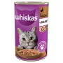 Mokra karma dla kota Whiskas z kaczką 400 g puszka dla kotów dorosłych, białko 8%, tłuszcz 3,5%