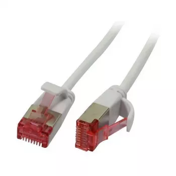 Kabel krosowy RJ45 - CAT6 250 MHz - 0,5 m biały - U/FTP - cienkiline okrągły d 3,6 mm - Synergy 21