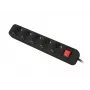 Przedłużacz sieciowy Lanberg PS1-05F-0300-BK 3m 5 gniazd AC Wewnętrzny Czarny