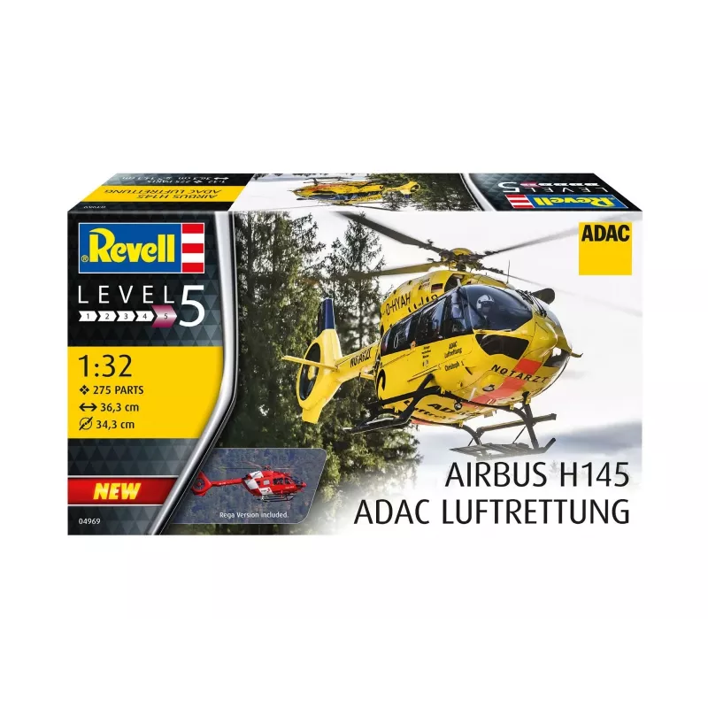 Plastikowy model H145 ADAC/REGA 1/32
