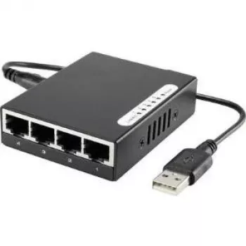Przełącznik sieciowy Renkforce 1483811 — 5-portowy niezarządzalny przełącznik 100 Mbit/s