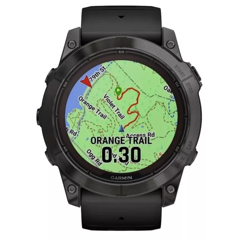 Smartwatch GARMIN fēnix 7X Pro 51 mm, 1,4 cala (3,56 cm) MIP 280×280, Dotyk, Wi‑Fi, GPS, 32 GB, Czarny