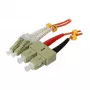 Synergy 21 S216729 Kabel światłowodowy 1 m LSZH OM2 2x LC 2x SC Pomarańczowy (S216729)
