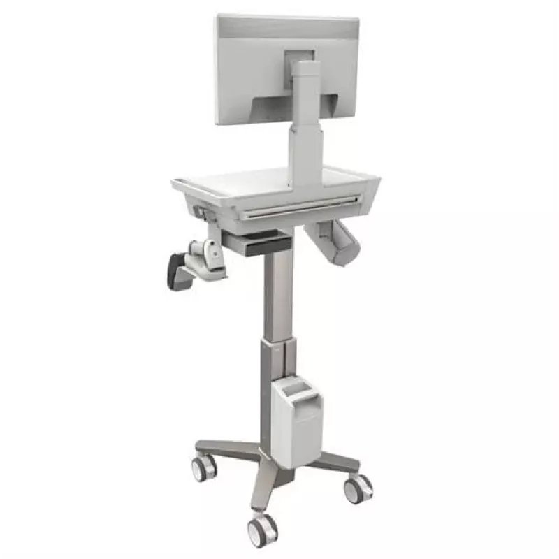 Wózek multimedialny Ergotron CareFit cienki 2.0 szary biały aluminium plastik stal