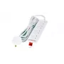 Microconnect MC-UKSURGESTRIP4-2M przedłużacz sieciowy 4 gniazdka AC Wewnątrz budynku Biały