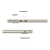MacBook Air 13, Starlight, M4 (10-CPU/10-GPU), 16GB, 512GB, niemiecki, zasilacz 35W Dual USB-C Port, MW103D/A