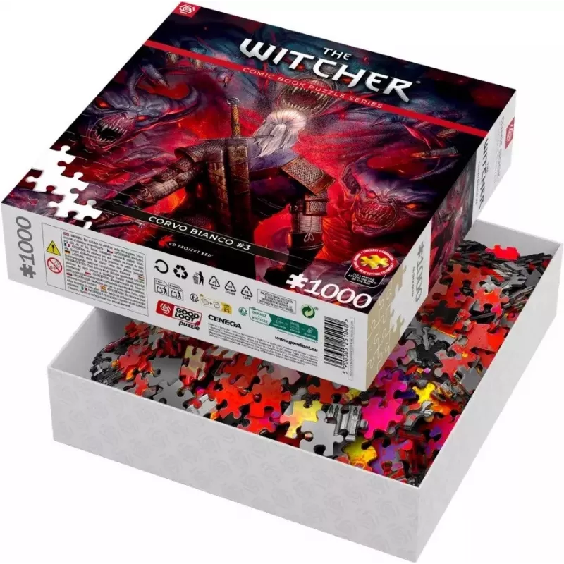 Good Loot Comic Book Puzzle: Wiedźmin Corvo Biały, 1000 elementów