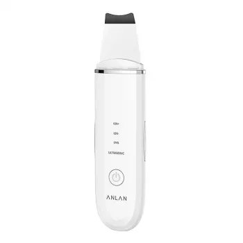 Ultrasoniczny Peeling Kawitacyjny ANLAN ALCPJ07-02 — biały, urządzenie do ultradźwiękowej eksfoliacji i głębokiego oczyszczania