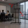 Podstawa / wózek pod telewizor Maclean, półka na kamerę, na kółkach, 37-70, maks. obciążenie 45kg/5kg półka, maks. VESA 600x400, MC-113 B