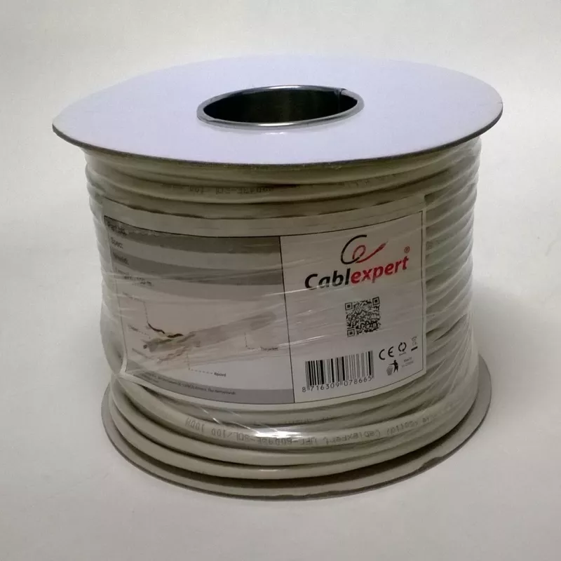 Gembird CAT6 UTP 100m kabel sieciowy U/UTP (UTP) Szary