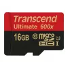 Transcend microSDHC MLC 16GB Class 10 UHS-I 600x + adapter SD