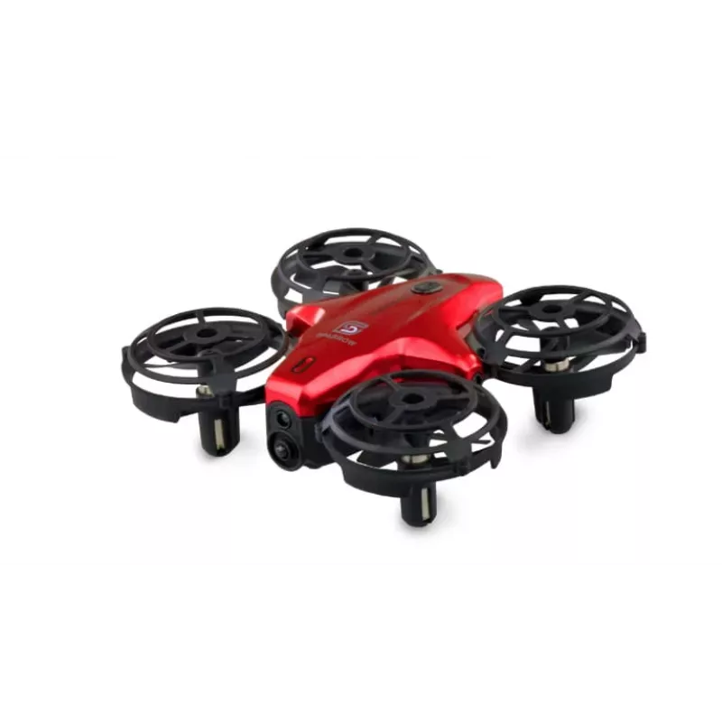 Dron z kamerą Amewi 25324 Mini-drone 300 mAh Czarno-Czerwony