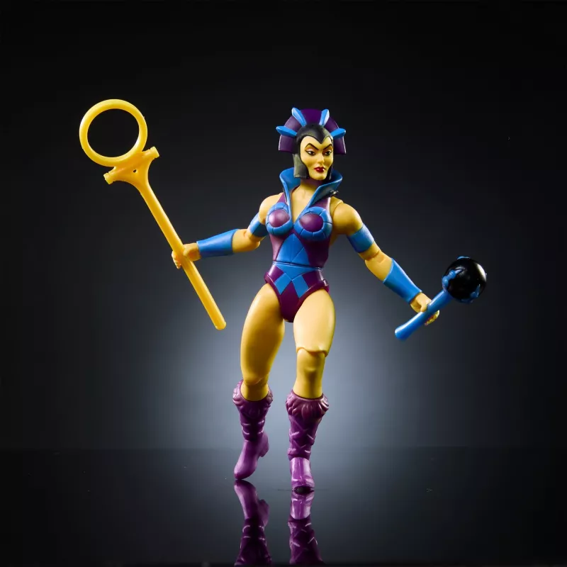 Artykułowana figurka zabawkowa MATTEL Masters of the Universe Origins Evil-Lyn - kolekcjonerska figurka akcji, ruchome stawy