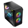 Obudowa komputerowa Logic Concept Portos Mini ARGB Micro ATX Czarna