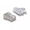 DeLOCK Wtyk modułowy RJ45 Kat.6 50 szt. z osłonami przeciwgniotącymi