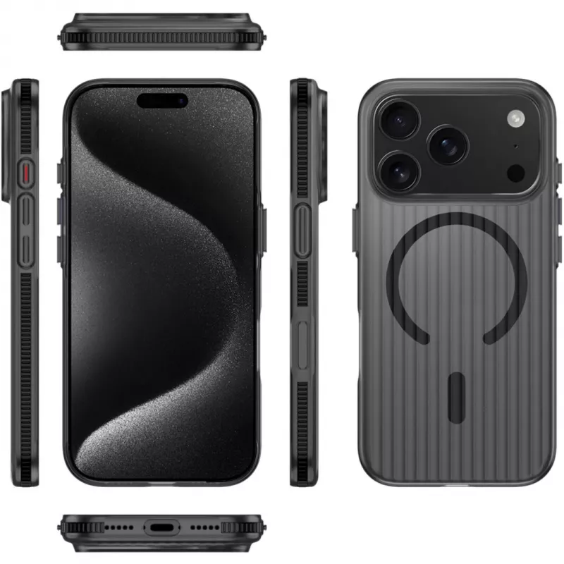 4smarts Design Case Aero do iPhone 17 Pro, czarny (541641)
