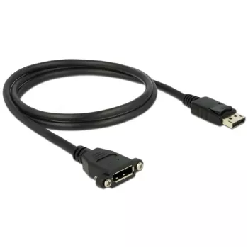 Kabel DisplayPort DeLOCK 85114 1m M-F Czarny