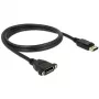 Kabel DisplayPort DeLOCK 85114 1m M-F Czarny