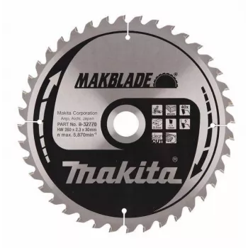 Piła tarczowa Makita MakBlade 26 cm 1 szt.