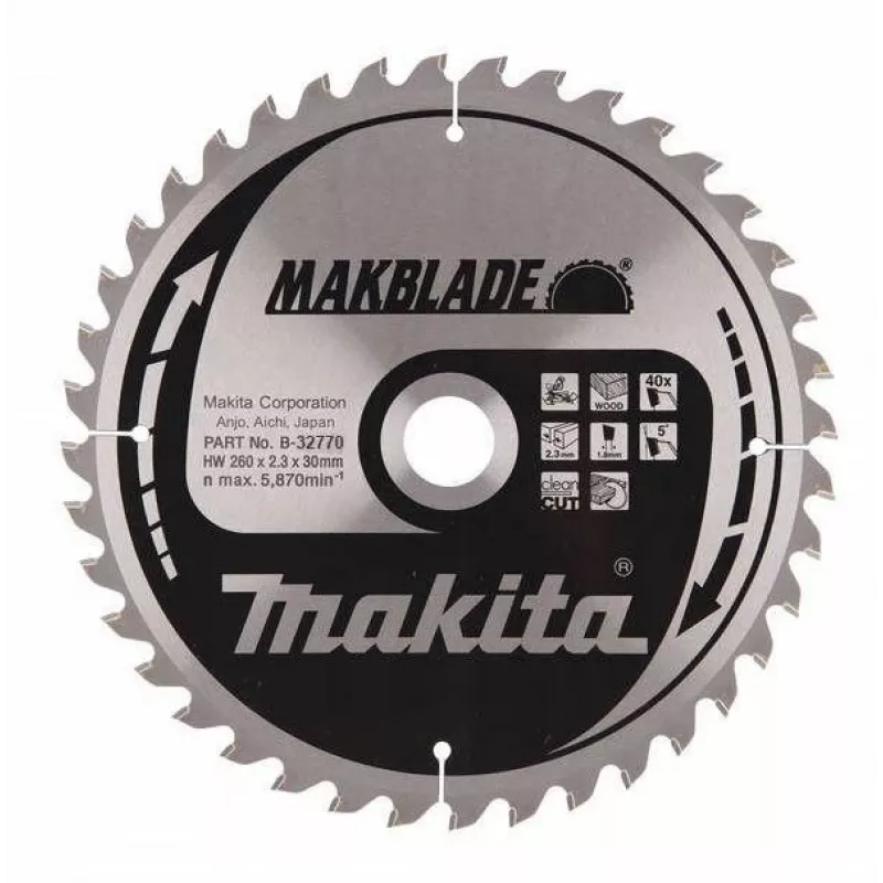 Piła tarczowa Makita MakBlade 26 cm 1 szt.