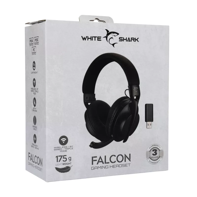 Słuchawki White Shark WGH-2441 Falcon Czarny