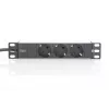 Aluminiowa listwa zasilająca Digitus DN-95411 3 gniazda bezpieczne 2m