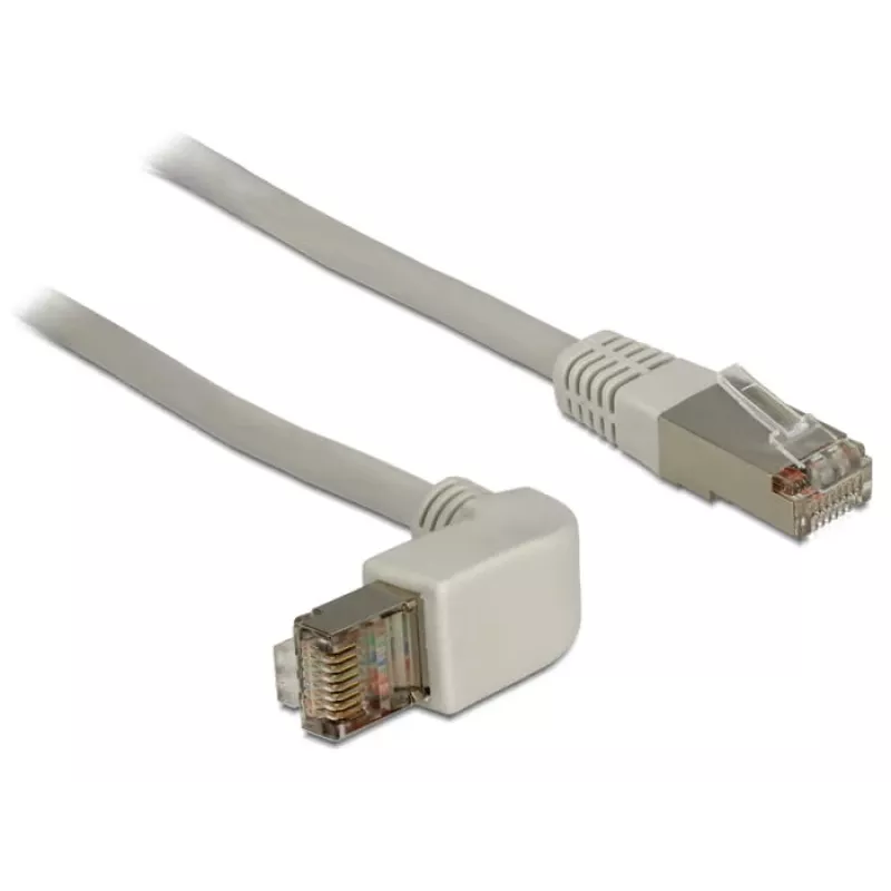 Kabel sieciowy DeLOCK 0,5m Cat.6A RJ-45 S/FTP Szary