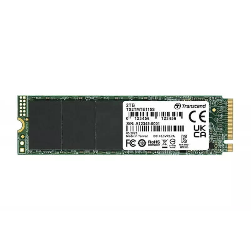 Dysk SSD Transcend 1 TB M.2 PCIe Gen3 x4 NVMe TS1TMTE115S