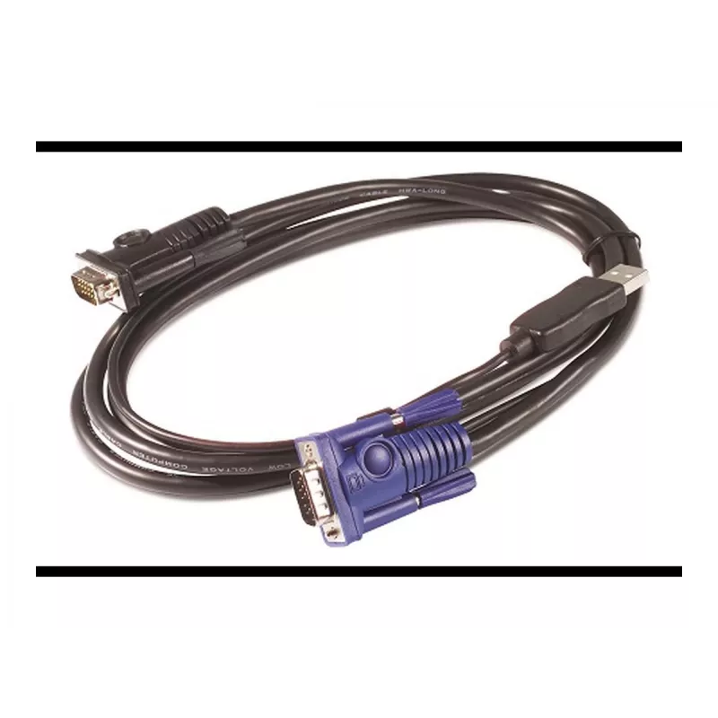 Kabel APC KVM USB - 1.8 m, 1.83 m, USB, USB, VGA, Czarny, USB-A