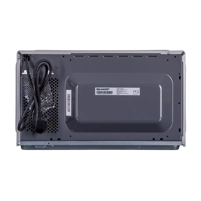 Kuchenka mikrofalowa Sharp YC-MS252AE-S, wolnostojąca, 900 W, 25 L, 11 poziomów mocy, sterowanie dotykowe, srebrna