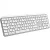 Logitech Master Series MX Keys S dla Mac - Klawiatura - pełnowymiarowa - podświetlana - Bezprzewodowa - Bluetooth LE - AZERTY - Francuska - Jasnoszara (920-011626)