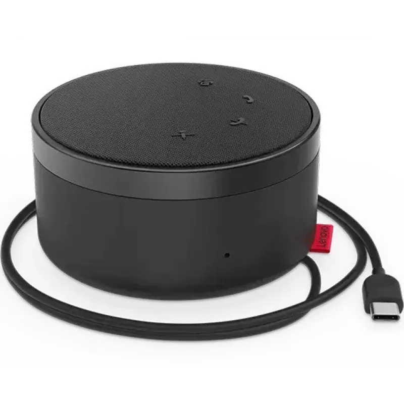 Lenovo 4XD1C82055 głośnik konferencyjny do PC USB Type-C Czarny