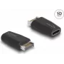 Adapter DeLOCK USB 10 Gb/s Type-A Key A męski na USB Type-C żeński czarny