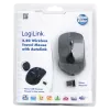 LogiLink Maus optisch Funk 2,4 GHz Mini - Maus - optisch - 3 Taste(n) - drahtlos - 2,4 GHz - kabelloser Empfänger (USB) - Schwarz (ID0031)