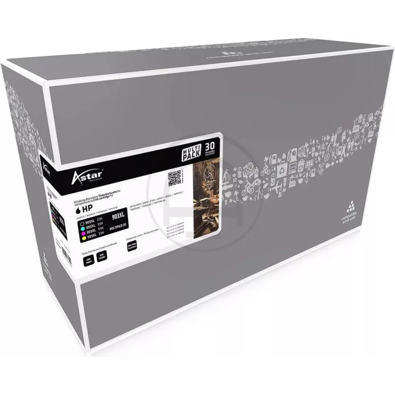 Astar AS70747 Astar HP OJPRO6950 Tusz (4) CMYK