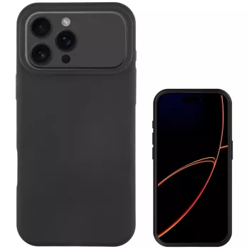 Etui brzegowe 4smarts Cupertino iPhone 17 Pro czarne 16 cm