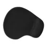 Podkładka pod mysz IB0X IMP003 z podpórką pod nadgarstek, czarna, 190×230 mm